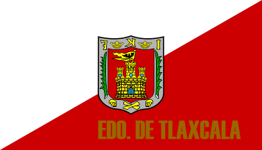 Reverse side of the State of Tlaxcala flag